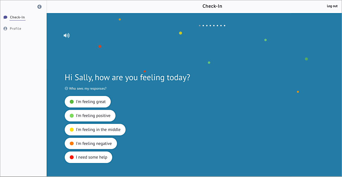 new Pulse check-in interface