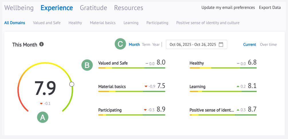 Student Pulse Experience Score