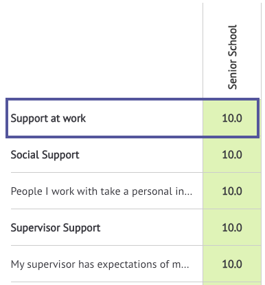 Staff Pulse Experience dashboard overview